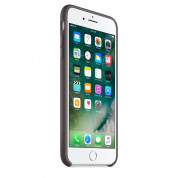 Apple Silicone Case - оригинален силиконов кейс за iPhone 8 Plus, iPhone 7 Plus (тъмнокафяв) 1