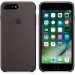 Apple Silicone Case - оригинален силиконов кейс за iPhone 8 Plus, iPhone 7 Plus (тъмнокафяв) 5