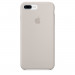 Apple Silicone Case - оригинален силиконов кейс за iPhone 8 Plus, iPhone 7 Plus (бежов) 1