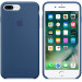 Apple Silicone Case - оригинален силиконов кейс за iPhone 8 Plus, iPhone 7 Plus (син) 7
