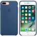 Apple Silicone Case - оригинален силиконов кейс за iPhone 8 Plus, iPhone 7 Plus (син) 6