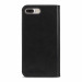 Moshi Overture Flip Wallet Case - кожен/текстилен калъф, тип портфейл и поставка за iPhone 8 Plus, iPhone 7 Plus (черен) 4