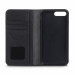 Moshi Overture Flip Wallet Case - кожен/текстилен калъф, тип портфейл и поставка за iPhone 8 Plus, iPhone 7 Plus (черен) 5