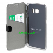 4smarts Supremo Book Flip Case - кожен калъф с поставка и отделение за кр. карта за Samsung Galaxy J3 (2016) (черен) 2