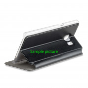 4smarts Supremo Book Flip Case - кожен калъф с поставка и отделение за кр. карта за Samsung Galaxy J3 (2016) (черен) 3