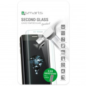 4smarts Second Glass Curved 2.5D - калено стъклено защитно покритие с извити ръбове за целия дисплей на iPhone 8 Plus, iPhone 7 Plus (прозрачен-черен) 3