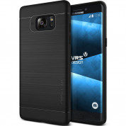Verus Simpli Fit Case - удароустойчив силиконов калъф за Samsung Galaxy Note 7 (черен)