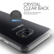 Verus Crystal Bumper Case - хибриден удароустойчив кейс за Samsung Galaxy Note 7 (черен-прозрачен) 1