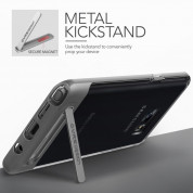 Verus Crystal Bumper Case - хибриден удароустойчив кейс за Samsung Galaxy Note 7 (черен-прозрачен) 2