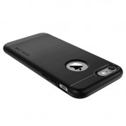 Verus Simpli Fit Case - удароустойчив силиконов калъф за iPhone 8, iPhone 7 (черен) 3