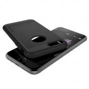 Verus Simpli Fit Case - удароустойчив силиконов калъф за iPhone 8, iPhone 7 (черен) 1