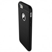 Verus Simpli Fit Case - удароустойчив силиконов калъф за iPhone 8, iPhone 7 (черен) 2