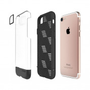 Prodigee Stencil Case - хибриден удароустойчив кейс за iPhone 8, iPhone 7 (черен) 2
