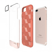 Prodigee Stencil Case - хибриден удароустойчив кейс за iPhone 8 Plus, iPhone 7 Plus (розово злато) 2