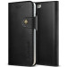 Verus Native Diary Case - кожен калъф (естествена кожа), тип портфейл за iPhone 8, iPhone 7 (черен) 1