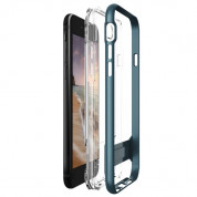 Verus Crystal Bumper Case - хибриден удароустойчив кейс за iPhone 8, iPhone 7 (син-прозрачен) 3