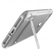Verus Crystal Bumper Case - хибриден удароустойчив кейс за iPhone 8, iPhone 7 (сребрист-прозрачен) 1
