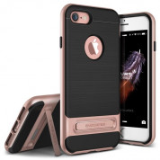 Verus High Pro Shield Case - висок клас хибриден удароустойчив кейс за iPhone 8, iPhone 7 (черен-розово злато)