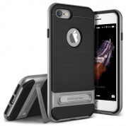 Verus High Pro Shield Case - висок клас хибриден удароустойчив кейс за iPhone 8, iPhone 7 (черен-сив)