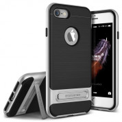 Verus High Pro Shield Case - висок клас хибриден удароустойчив кейс за iPhone 8, iPhone 7 (черен-сребрист)