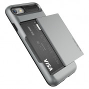 Verus Damda Glide Case - висок клас хибриден удароустойчив кейс с място за кр. карти за iPhone 8, iPhone 7 (сив) 3