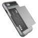 Verus Damda Glide Case - висок клас хибриден удароустойчив кейс с място за кр. карти за iPhone 8, iPhone 7 (сив) 4