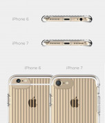 STILMIND Clear Wave Case - удароустойчив хибриден кейс за Phone SE (2022), iPhone SE (2020), iPhone 8, iPhone 7 (прозрачен) 7