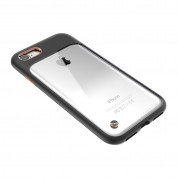 STILMIND Monokini Case - удароустойчив хибриден кейс за iPhone SE (2022), iPhone SE (2020), iPhone 8, iPhone 7 (черен-прозрачен) 4