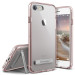 Verus Crystal Mixx Case - хибриден удароустойчив кейс за iPhone 8, iPhone 7 (розов-прозрачен) 1