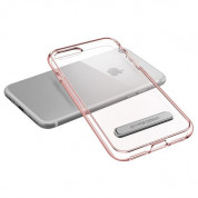 Verus Crystal Mixx Case - хибриден удароустойчив кейс за iPhone 8, iPhone 7 (розов-прозрачен) 1