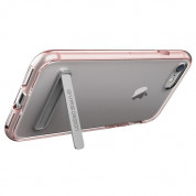 Verus Crystal Mixx Case - хибриден удароустойчив кейс за iPhone 8, iPhone 7 (розов-прозрачен) 3