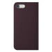 Verus Genuine Leather Diary Case - кожен калъф (естествена кожа), тип портфейл за iPhone SE (2020), iPhone 8, iPhone 7 (бордо) 4