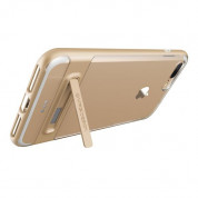 Verus Crystal Bumper Case - хибриден удароустойчив кейс за iPhone 8 Plus, iPhone 7 Plus (златист-прозрачен) 2