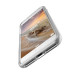 Verus Crystal Bumper Case - хибриден удароустойчив кейс за iPhone 8 Plus, iPhone 7 Plus (сребрист-прозрачен) 5