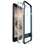 Verus Crystal Bumper Case - хибриден удароустойчив кейс за iPhone 8 Plus, iPhone 7 Plus (син-прозрачен) 3