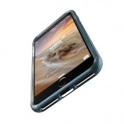 Verus Crystal Bumper Case - хибриден удароустойчив кейс за iPhone 8 Plus, iPhone 7 Plus (син-прозрачен) 4