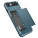 Verus Damda Glide Case - висок клас хибриден удароустойчив кейс с място за кр. карти за iPhone 8 Plus, iPhone 7 Plus (син) 4