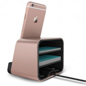 Verus New i-Depot Cradle - док станция за iPhone, iPad, iPod и Apple Watch (розово злато) 2