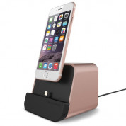 Verus New i-Depot Cradle - док станция за iPhone, iPad, iPod и Apple Watch (розово злато)
