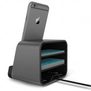 Verus i-Depot Cradle - универсална док станция за iPhone, iPad и мобилни устройства с microUSB (тъмносива) 4