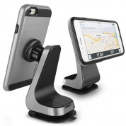 Verus Magnetic Grab - магнитна поставка за гладки повърхности за iPhone, Samsung и смартфони до 6.3 инча (сребриста)