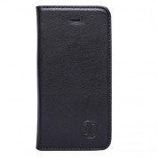 JT Berlin LeatherBook Magic Case - хоризонтален кожен (естествена кожа) калъф тип портфейл за iPhone 8, iPhone 7 (черен)