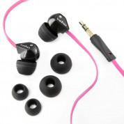 Veho 360 EP Z-1 Flex Stereo - слушалки за iPhone, Samsung, Sony и други мобилни устройства (розов) 1
