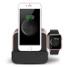 Verus i-Depot Plus Cradle - универсална док станция за iPhone, iPad, Apple Watch и мобилни устройства с microUSB (розово злато) 2