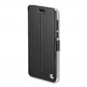 4smarts Supremo Book Flip Case - кожен калъф с поставка и отделение за кр. карта за Huawei Honor 8 (черен)