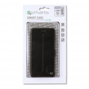 4smarts Supremo Book Flip Case - кожен калъф с поставка и отделение за кр. карта за Huawei Honor 8 (черен) 5