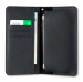 4smarts Newtown Wallet Universal Case - универсален кожен калъф с тип портфейл за смартфони до 5.2 инча (черен) 2
