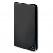 4smarts Newtown Wallet Universal Case - универсален кожен калъф с тип портфейл за смартфони до 5.2 инча (черен)