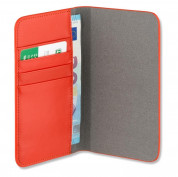 4smarts Ultimag Luxury Book Marbella Universal Case - универсален кожен (естествена кожа) калъф с магнитно захващане за смартфони до 5.2 инча (оранжев) 1