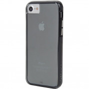 CaseMate Naked Tough Case - кейс с висока защита за iPhone SE (2022), iPhone SE (2020), iPhone 8, iPhone 7, iPhone 6S, iPhone 6 (черен-прозрачен)